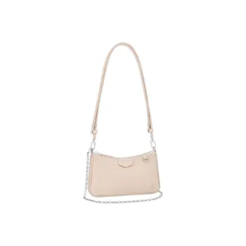 LOUIS VUITTON Epi Leather Silver Chain Crossbody Handbag Shoulder Bag Women's Quartz Color