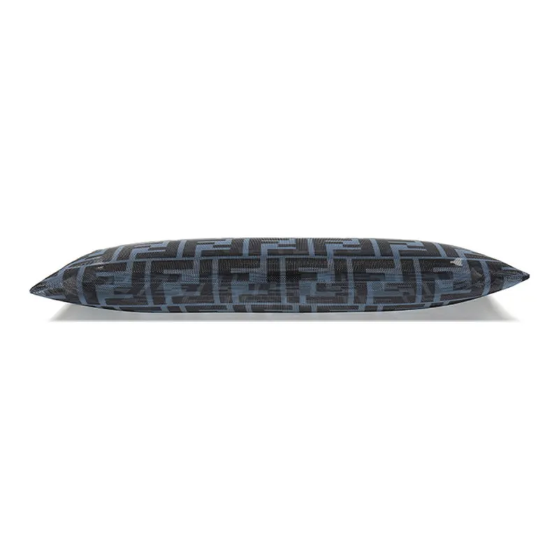 FENDI Fabric Clutch Makeup Bag Toiletry Bag Women's Blue Black-3