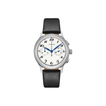 LONGINES Classic Vintage Automatic Mechanical Movement Men's Watch 40mm White Dial Stainless Steel Watch Case