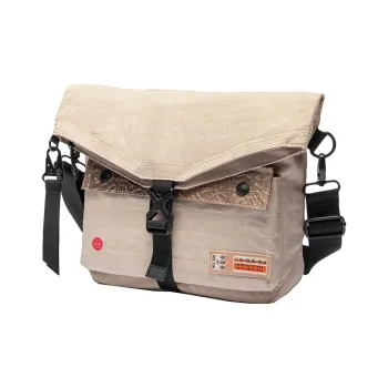 LiNing Fabric Messenger Bag Shoulder Bag Crossbody Bag Regular Unisex Khaki