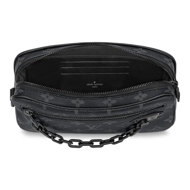 LOUIS VUITTON Pochette Volga Monogram Eclipse Black-4