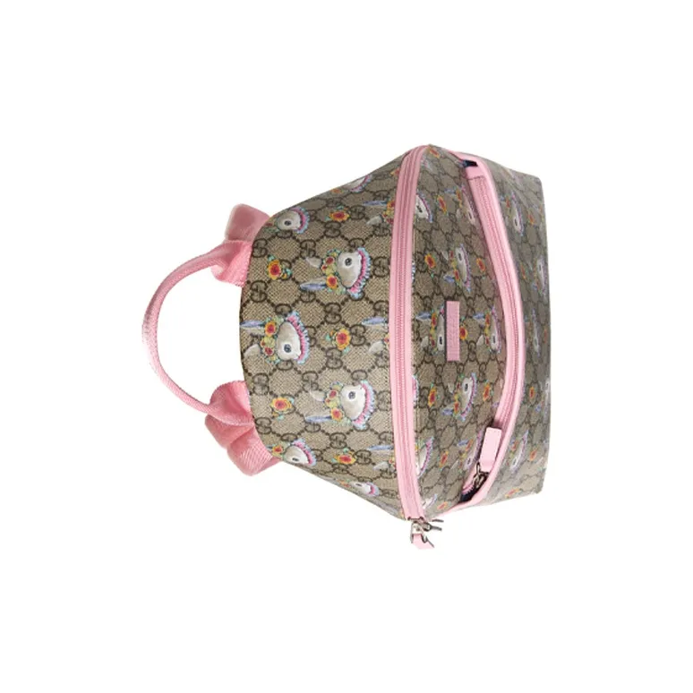 GUCCI Yuko Higuchi Yuko Higuchi Co-Branded Fabric Kids' Backpacks Kids' Ebony/Pink-4