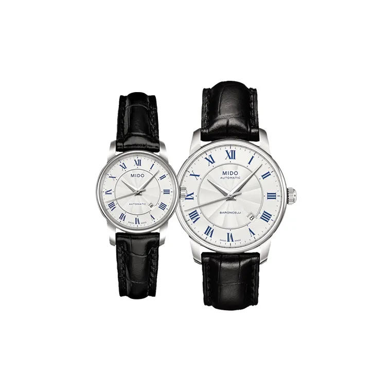 MIDO Baroncelli Collection Automatic Mechanical Movement Unisex Watch 29mm White Dial-0