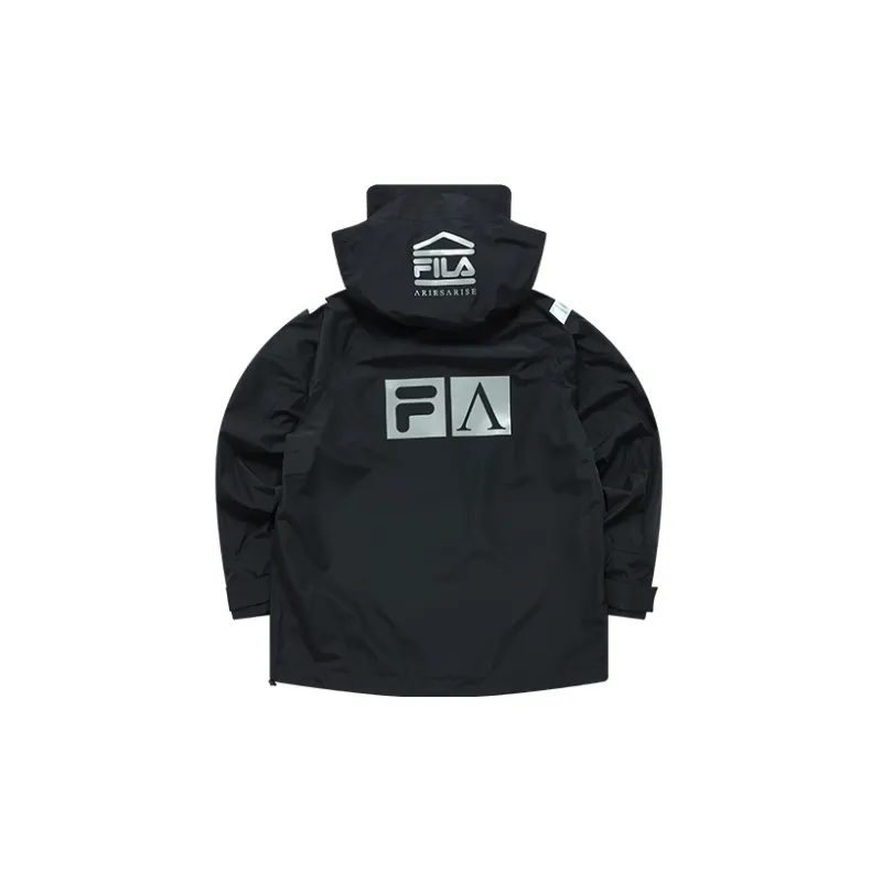 FILA FUSION ARIES Collaboration Collection Jacket Fall Unisex Pitch Black-1