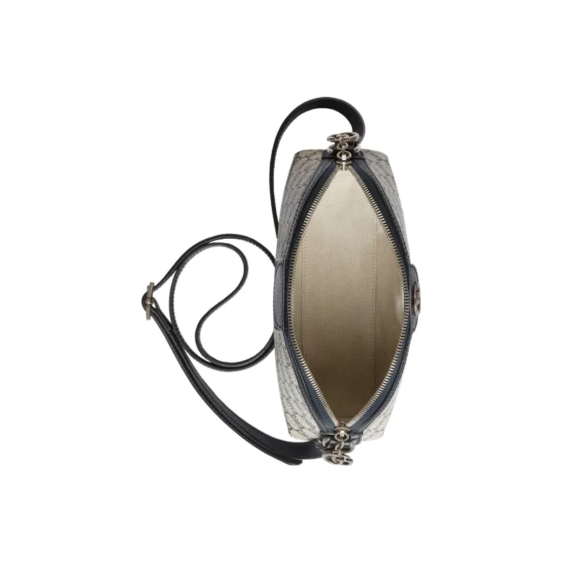 GUCCI Canvas With Leather Dome Bag, Crossbody Bag, Shoulder Bag Small Size Women's-5