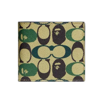 Bape Black X COACH Coin Wallet Coin Purses