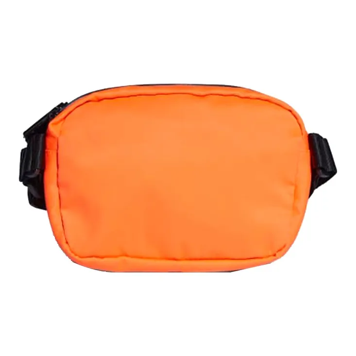 Adidas Polyester Plain Weave Fabric Fanny Pack Sling Bag Crossbody Bag Small Size Unisex Orange-3