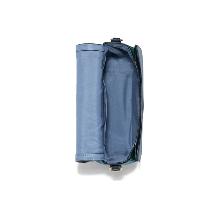 COACH Horse And Garriage Cow Leather Handbag, Crossbody Bag, Saddle Bag, Shoulder Bag Women's Blue-5