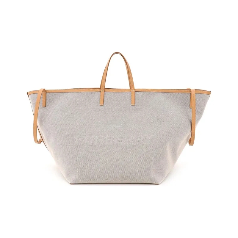 Burberry Xl Beach Tote 'Nude'-6