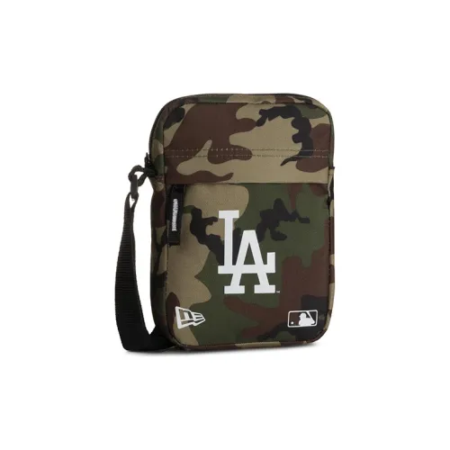 New Era Fabric Messenger Bag Crossbody Bags Regular Men's Green Camouflage