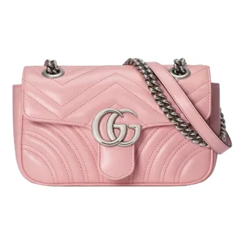 GUCCI GG Marmont Quilted Leather Crossbody Bag, Shoulder Bag Women's