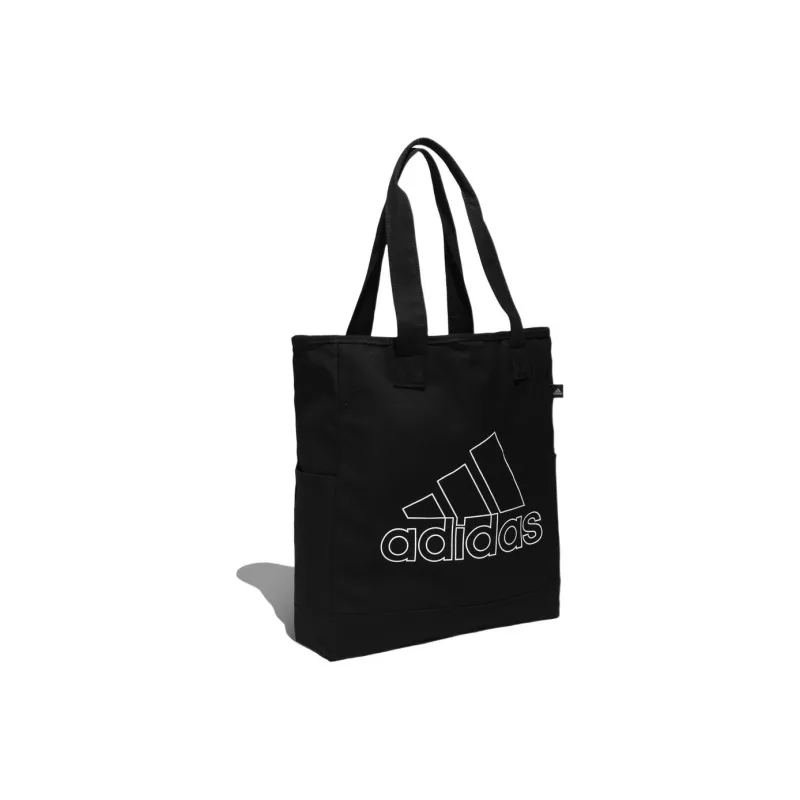 Adidas Canvas Bag, Tote Bag, Shopping Bag, Shoulder Bag, Handbag Regular Unisex Black-1