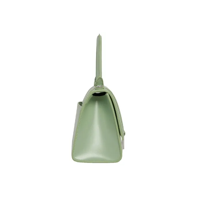 Balenciaga Hourglass Calfskin Shoulder Bag, Crossbody Bag, Handbag Trumpets Women's Light Green-2