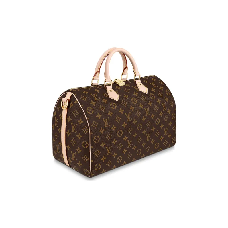 LOUIS VUITTON Speedy Bandouliere Monogram 35 Brown-2