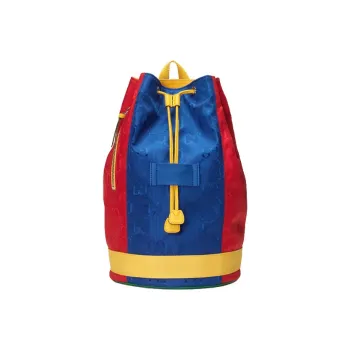GUCCI Nylon Kids' Backpacks Kids' Yellow/Blue/Red