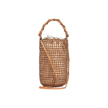 LOEWE Cow Leather Handbag Women's Brown