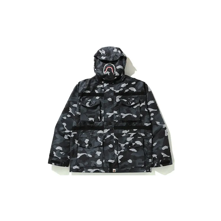 Bape Gradation Camo Military Shirt Jacket-3