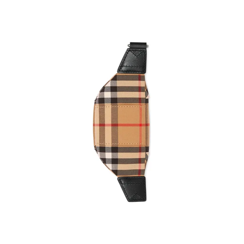 Burberry Cotton Pendant Fanny Pack Extra Mini Men's Brown-1