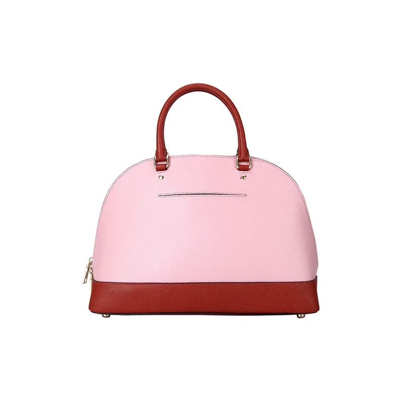 COACH Sierra Leather One Shoulder Handbags Large Size Women's Pink & Red-2