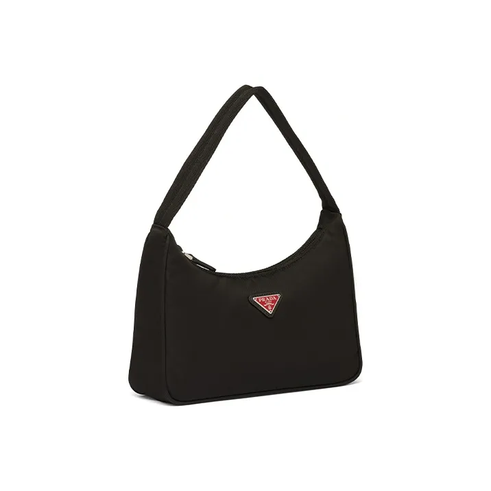 PRADA Nylon Shoulder Bag Handbag Women's Black-1
