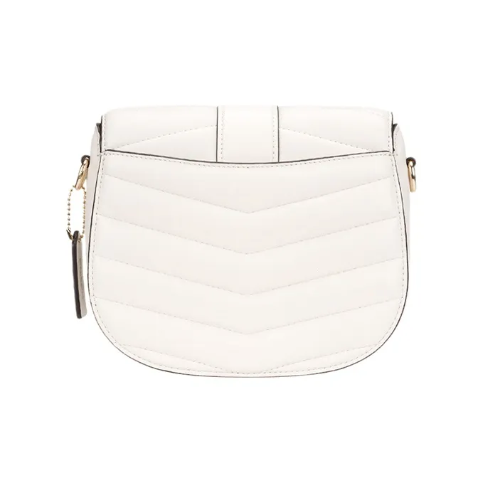 COACH Georgie Sheepskin Saddle Bag, Dionysus Shoulder Bag, Shoulder Bag Trumpets Women's White-2