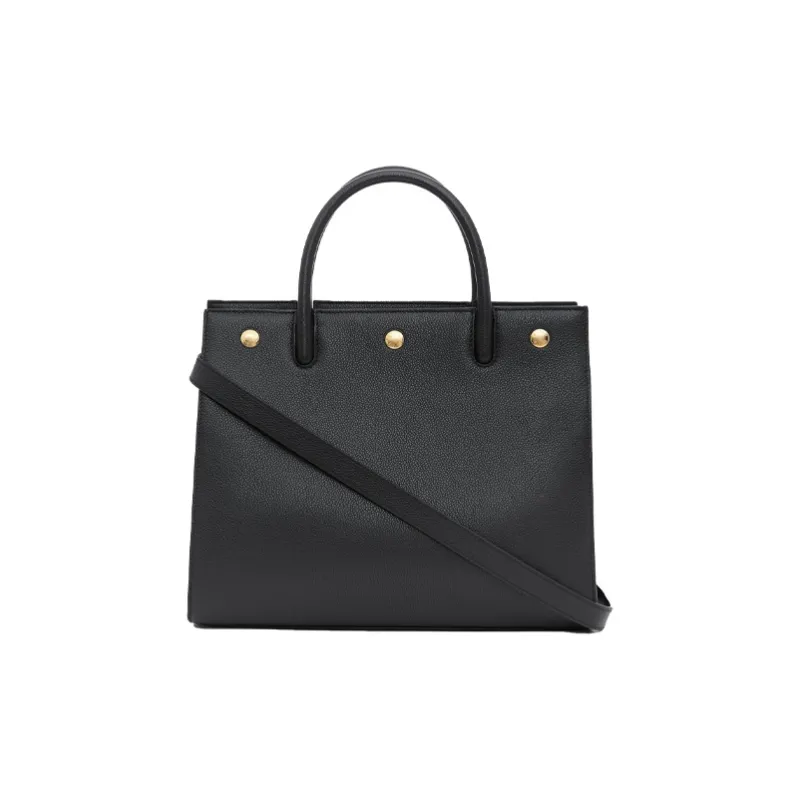 Burberry Title Cow Leather Handbag, Shoulder Bag, Crossbody Bag, Handbag Small Size Women's Black-2
