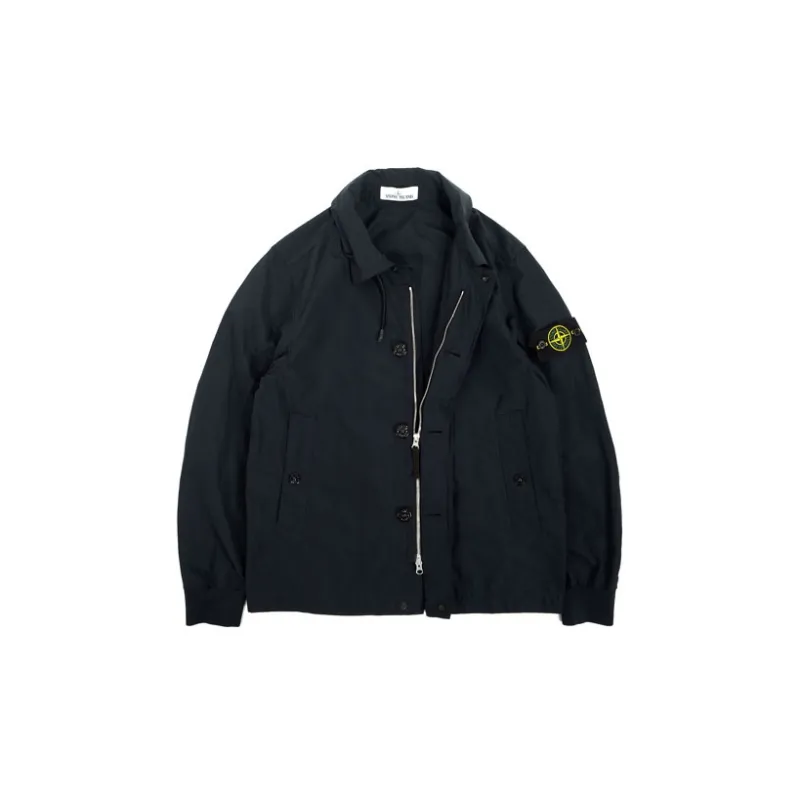 STONE ISLAND Jackets & Coats Men's Dark Blue-1