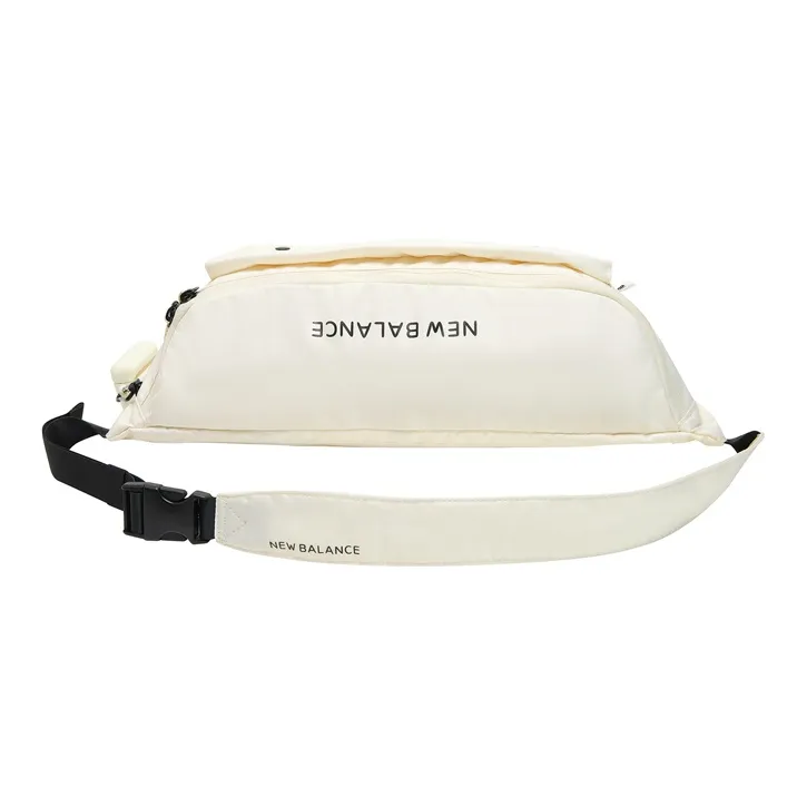 New Balance Noritake Collaboration Fabric Shoulder Bag, Crossbody Bag, Fanny Pack Regular Unisex Ivory White-3