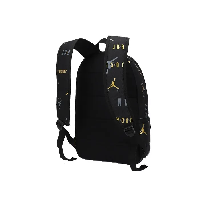 Jordan Polyester Backpack Regular Unisex Black-1