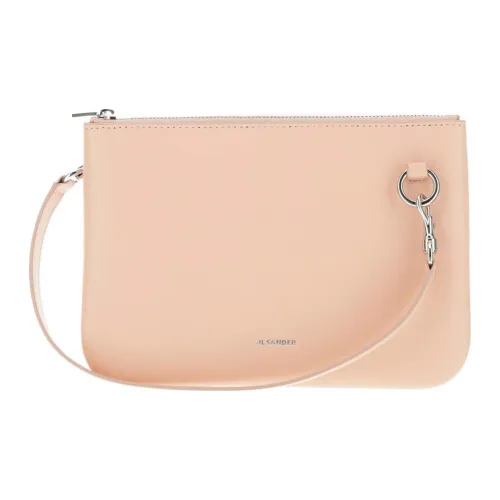 JIL SANDER Leather One Shoulder Handbag Women's Pink