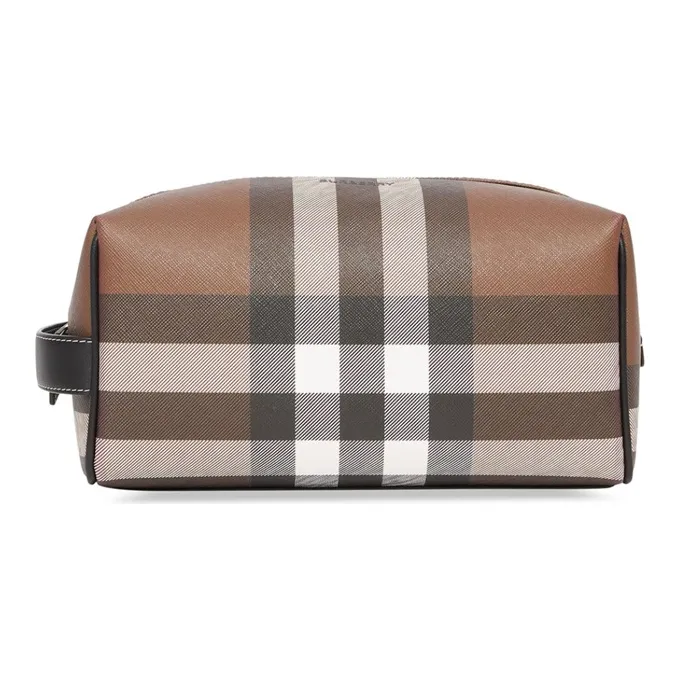 Burberry Leather Wallets Clutches Men's Brown-1