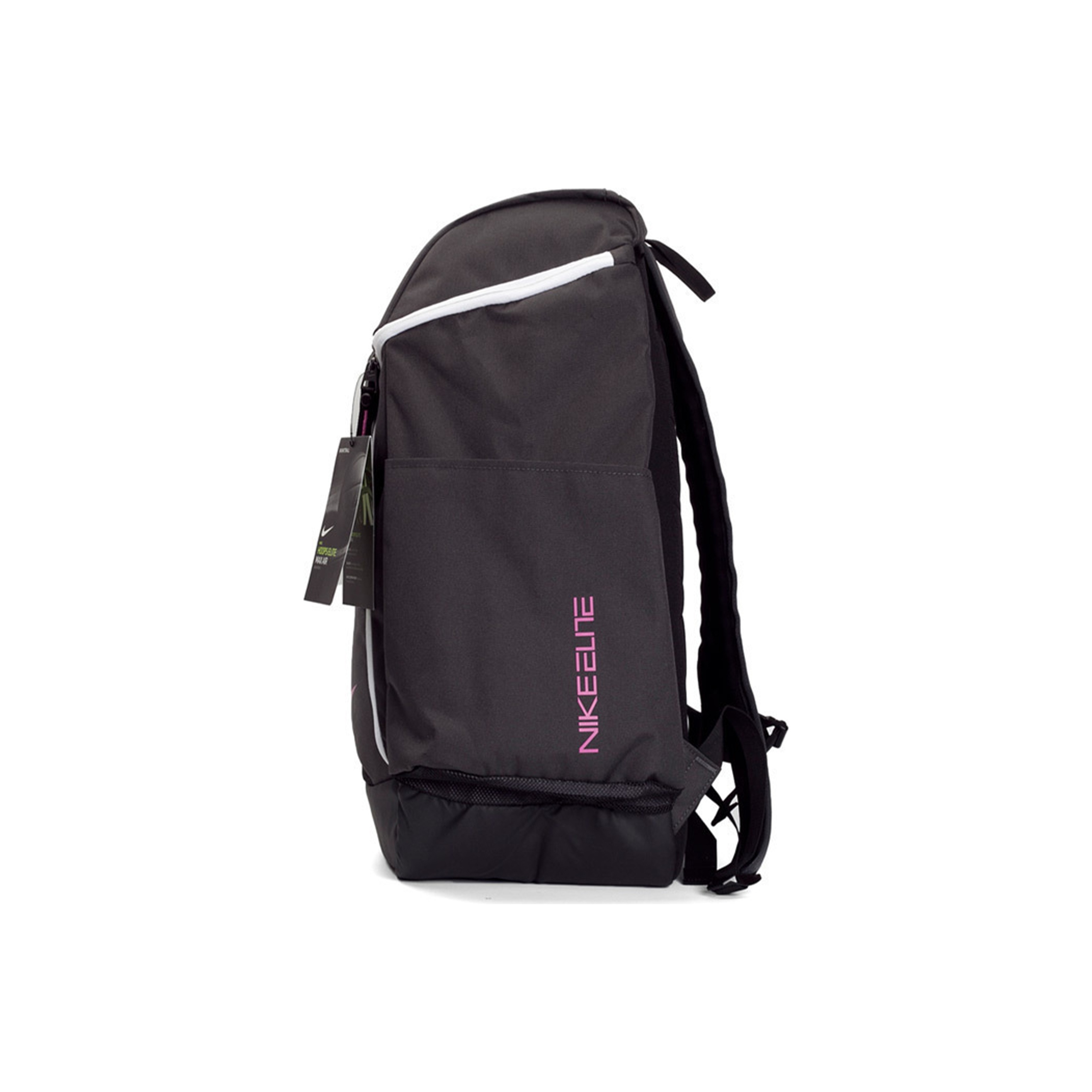nike hoops elite max air basketball backpack black white