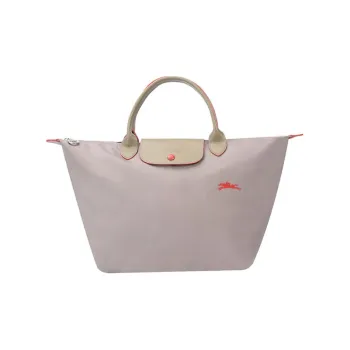 LONGCHAMP Le Pliage Fabric Dumpling Bag Handbag Medium Size Women's Brown