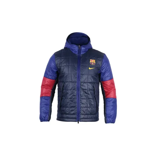 Nike Puffer Jackets Men Navy Blue