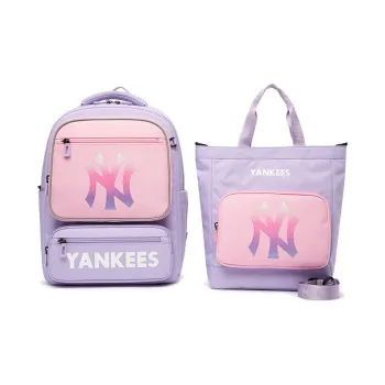 MLB Polyester Handbag Shoulder Bag Laptop Bag Backpack Regular Unisex Purple