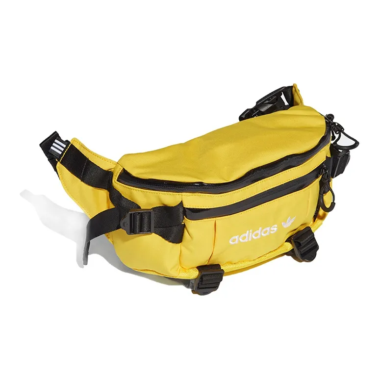 Adidas Originals Polyester Sling Bag, Fanny Pack Regular Unisex Yellow-1