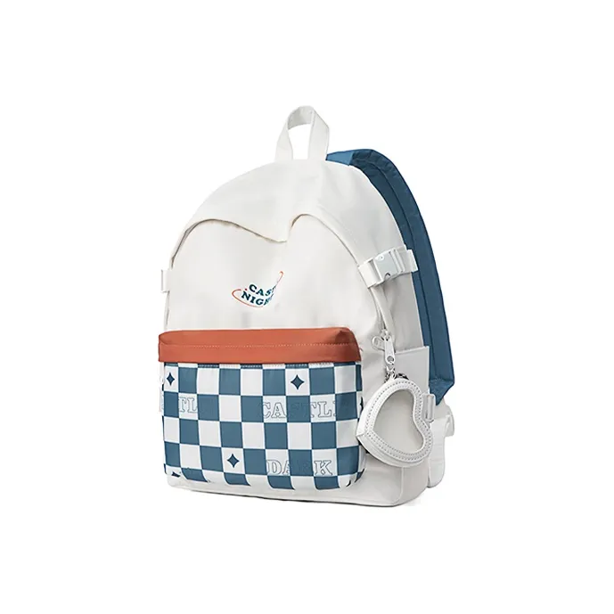 MR.ACE HOMME Nylon Fabric Backpack Regular Women's Purple Blue Black-18
