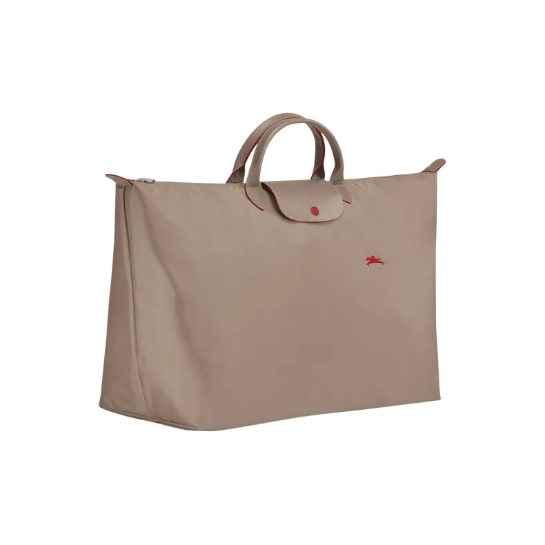 LONGCHAMP Le Pliage Club Polyamide Canvas Handbag Unisex Brown-1