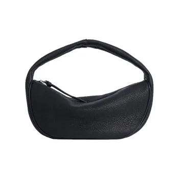 By Far Cush Leather Lunch Bag, Handbag, Shoulder Bag Regular Women's Black
