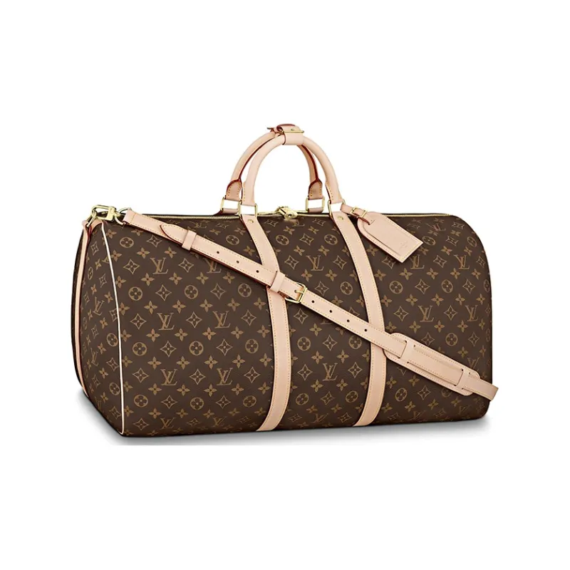 LOUIS VUITTON 2008 Keepall Bandouliere 60 Travel Bag-0