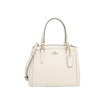 COACH Minetta Leather Horse Shoe Bag Shoulder Bag Crossbody Bag Handbag Women's White