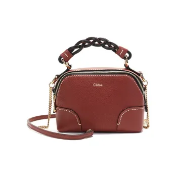Chloe Chloé Bags Cow Leather Portable Crossbody Bag, Shoulder Bag Mini Women's Tan