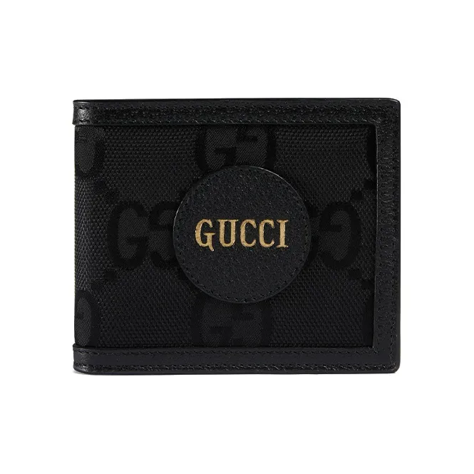 GUCCI Off The Grid Nylon With Leather Wallet Men's Black-0