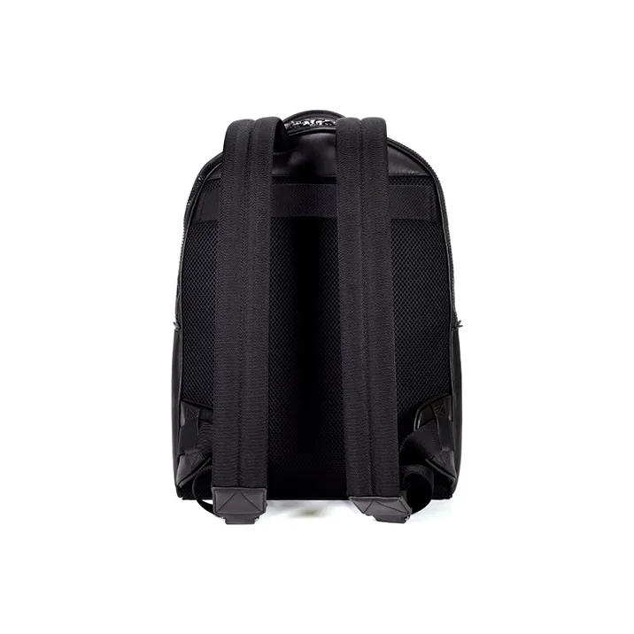 BALLY Cow Leather Backpack Large Size Men's Black-1
