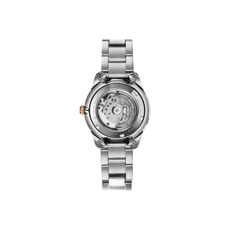 ORIENT Automatic Mechanical Movement Metal Strap Watch Men's Watches White Dial-2