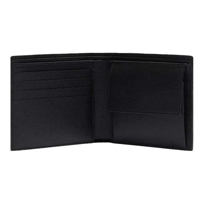 Balenciaga Cash Square Folded Coin Wallet Black/White-2