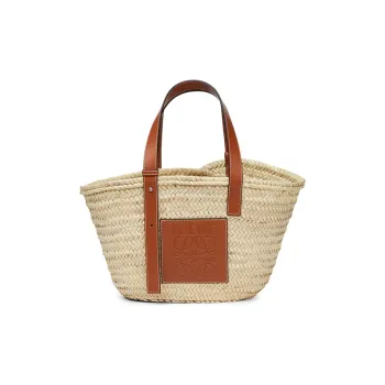 Loewe Logo Patch Basket Bag