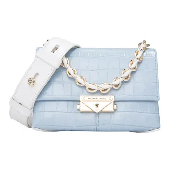 MICHAEL KORS Cece Cow Leather Crossbody Bag, Shoulder Bag Women's Blue