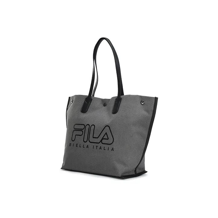 FILA PU Tote Bag Shoulder Bag Handbag Regular Women's Pitch Black-2