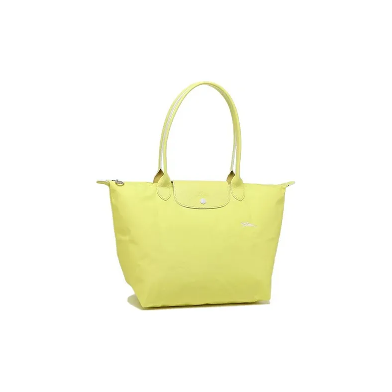 LONGCHAMP Le Pliage Sheepskin Crossbody Handbag, Shoulder Bag Women's Yellow-3